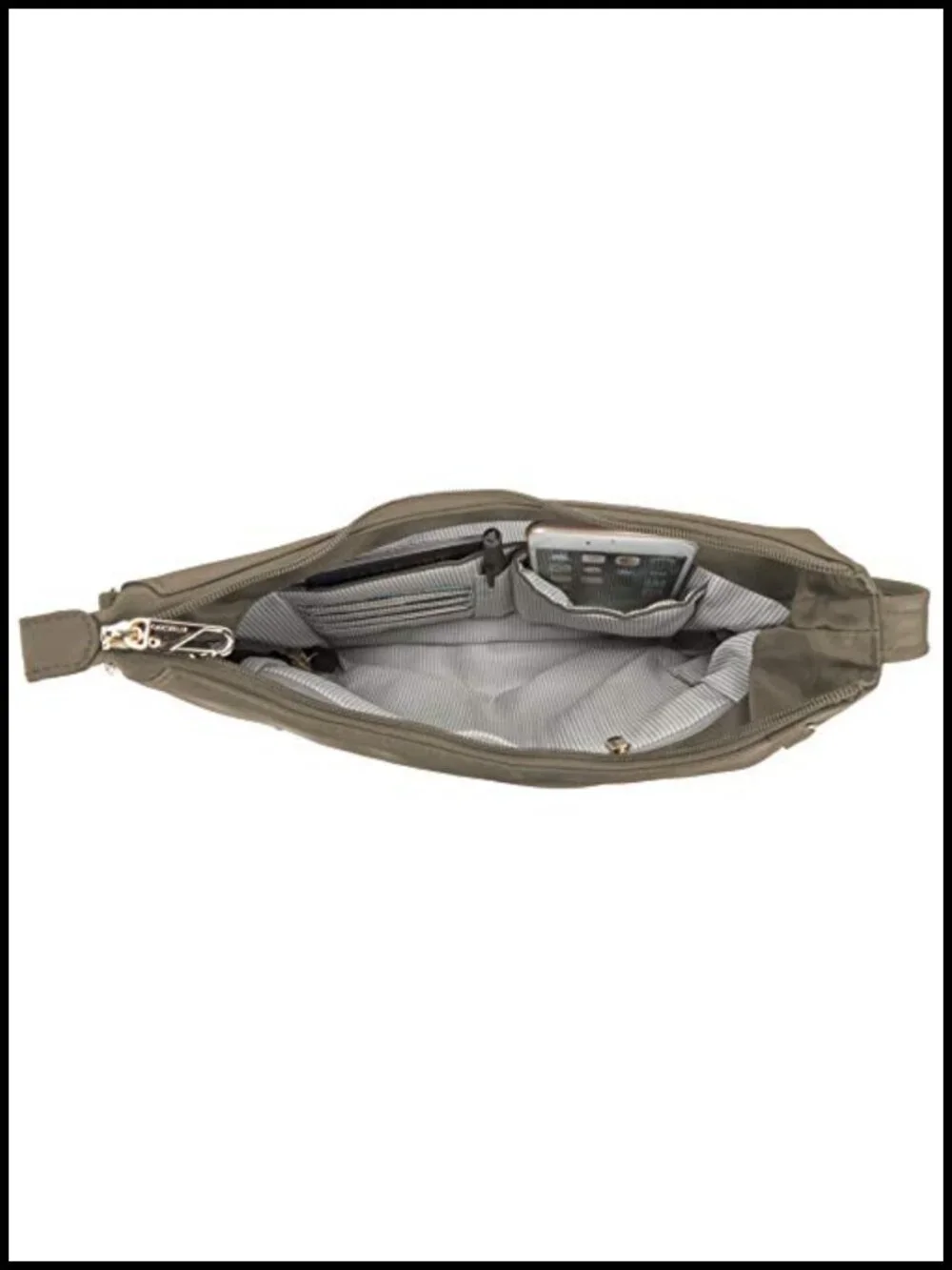 Travelon Anti-Theft Tailored Hobo Bag RFID Locking Crossbody